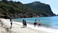 Kleopatra plajı her yıl 2 milyonu aşkın turist çekiyor
