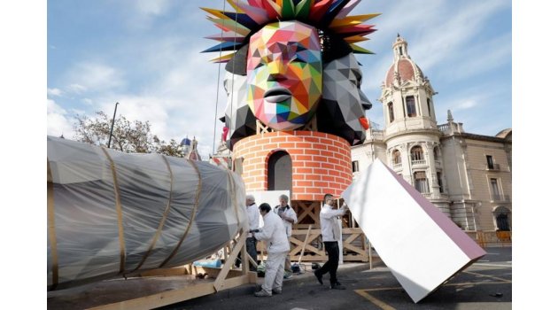 Las Fallas Festivali'nin hazırlıkları için düğmeye basıldı