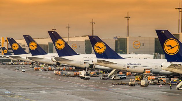 Lufthansa yarınki 800 uçuşu iptal etti