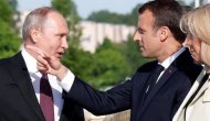 Macron ve Putin bir araya geldi