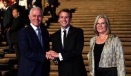 Macron'dan Avustralya Başbakanı'nın eşine garip iltifat