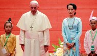 Papa Myanmar'a gitti ama...