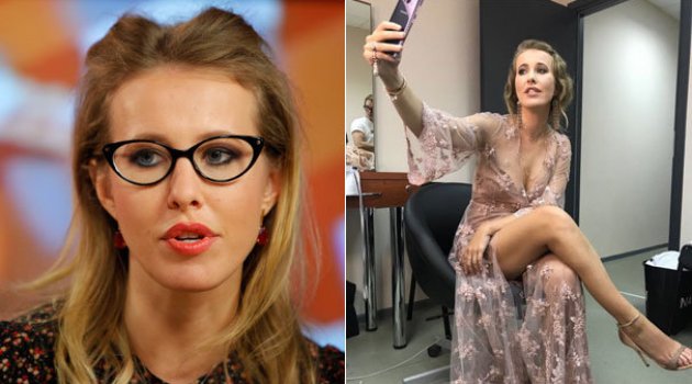 Rusya'nın 'Paris Hilton'u Putin'e rakip oldu
