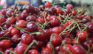 Sezonun ilk kirazı kilosu 20 TL'den tezgahlarında yerini aldı