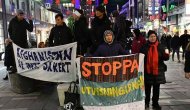 Sığınmacı çocuklardan Nobel töreni öncesi protesto