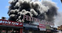 Antalya Festival Çarşısı'nda yangın