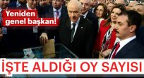 Devlet Bahçeli yeniden genel başkan