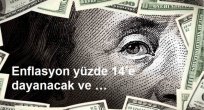 Enflasyon yüzde 14’e dayanacak ve …