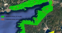 Gökova Körfezi'nde, imara açılan 12 bin 544 hektarlık alan haritada gösterildi