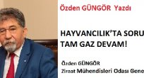 HAYVANCILIK’TA SORUNLAR TAM GAZ DEVAM!