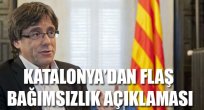 Katalonya bağımsızlık sürecini askıya aldı