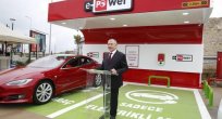 PO'dan elektrikli araç için ilk şarj noktası