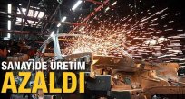 Sanayi üretimi bir önceki aya göre %0,4 azaldı