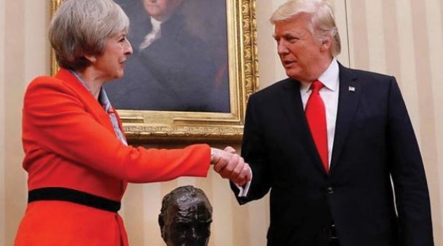 Trump, May ile Rusya'yı görüştü