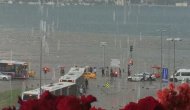 Üsküdar'da yağmur nedeniyle artık karayla deniz birleşmeyecek